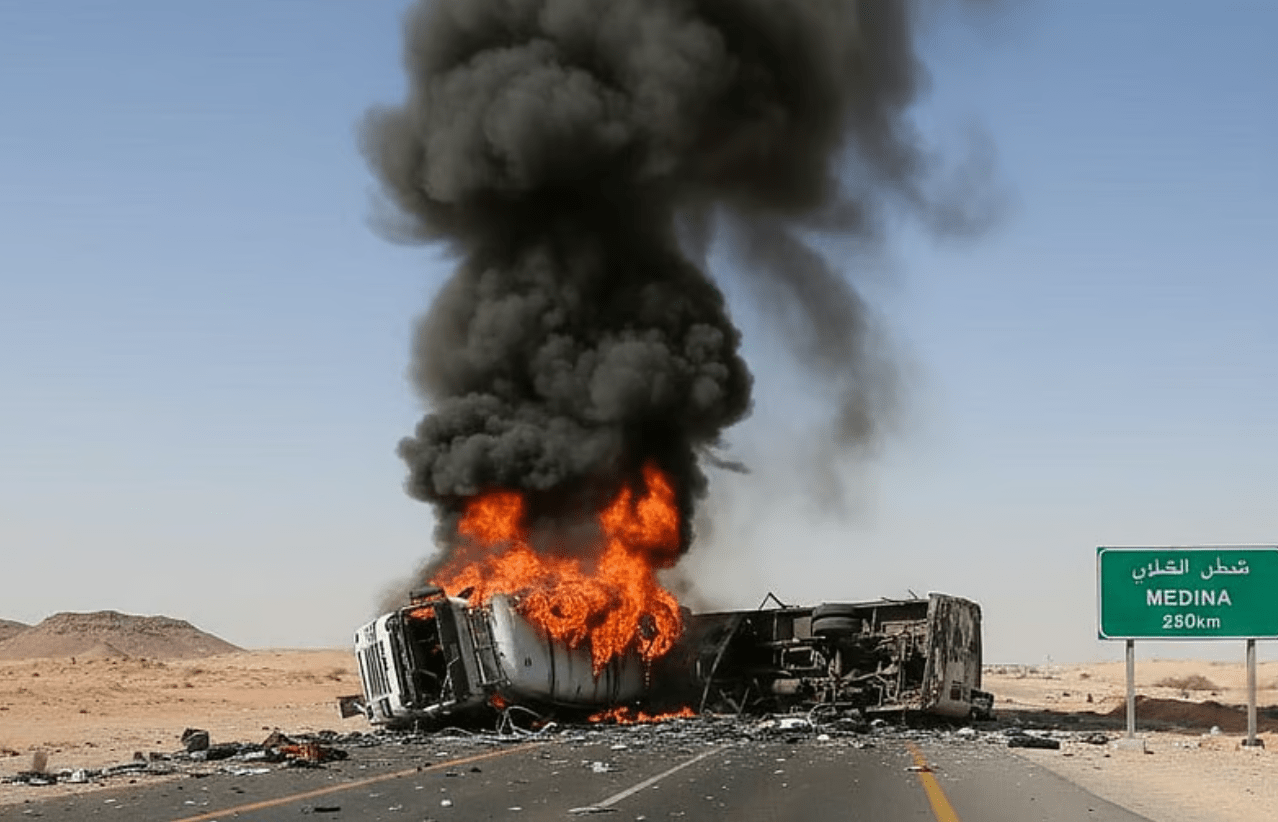 Bus accident near Makkah